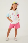 Roly Poly 3082 Krem Renk Kız Çocuk Şort Takım - 3