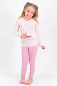 Roly Poly 1982 Somon Renk Kız Çocuk Pijama Takımı - 1