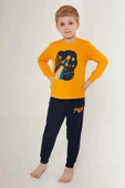 Roly Poly 3186 Turuncu Renk Erkek Çocuk Pijama Takımı - 1