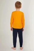 Roly Poly 3186 Turuncu Renk Erkek Çocuk Pijama Takımı - 5