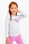 Roly Poly 2446 Gri Renk Kadın Kız Çocuk Pijama Takım thumbnail 2