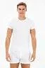 Yıldız 90 Beyaz Likralı Kısa Kollu Erkek T-Shirt Atlet thumbnail 1