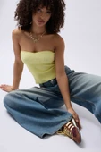 Straplez Dokulu Crop - 3