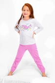 Roly Poly 2446 Gri Renk Kadın Kız Çocuk Pijama Takım thumbnail 1