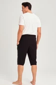 Haşema 2979 Siyah Yan Şeritli Erkek Deniz Şortu thumbnail 6