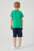 Roly Poly 3032 Yeşil Renk Erkek Çocuk Bermuda Şort Takım thumbnail 5
