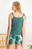 Arnetta Yeşil Renk Kadın Askılı Şortlu Şort Takımı thumbnail 2