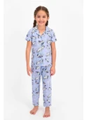 Roly Poly 2416 Mavi Renk Kız Garson Pijama Takım - 2