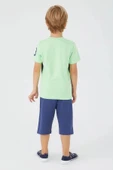 U.S Polo 1331 Yeşil Erkek Çocuk Kapri Takım - 5