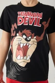 Looney Tunes 1571 Erkek Çocuk Bermuda Takım Siyah 2 Şort Takım - 4