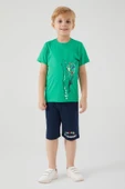 Roly Poly 3032 Yeşil Renk Erkek Çocuk Bermuda Şort Takım thumbnail 1