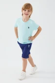 U.S POLO ÇOCUK BERMUDA TAKIM Mint - 5