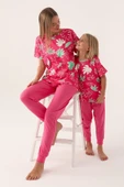Roly Poly 3386 Pamuklu Anne Kız Kısa Kollu Kız Garson Pijama Takımı thumbnail 1