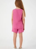 Us Polo 1445 Kız Çocuk Garson Şortlu Pijama Takımı - 2