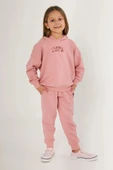 Us Polo 1662 Pembe Renk Kız Çocuk Eşofman Pijama Takımı - 3