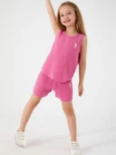 Us Polo 1445 Kız Çocuk Garson Şortlu Pijama Takımı - 4