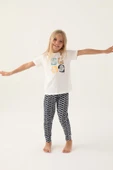 Arnetta 2871 Pamuklu Anne Kızl Kısa Kollu Kız Çocuk Pijama Takımı - 2