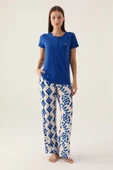 Arnetta 2923 Kısa Kollu Patlı Kadın Pijama Takımı SAKS thumbnail 1