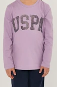 Us Polo 1602 Lila Renk Kız Çocuk Pijama Takımı - 3