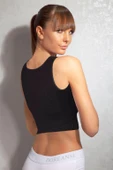 Doreanse 9403  Kadın Kaplı Dolgulu Crop-Atlet SİYAH thumbnail 2