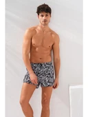 Pierre Cardin Desenli Kısa Erkek Dokuma Şort DESENLI - 4