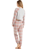 Blackspade Kadın Pijama Takımı 60492 - Gri Melanj GRİ thumbnail 2