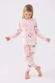 Roly Poly 3460 Uzun Kollu Kız Çocuk Pijama Takımı PEMBE - 1