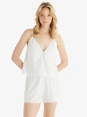 Blackspade Kadın Pijama Üstü 51831 - Beyaz Beyaz - 3