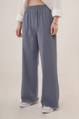 Bel Lastikli Paça Detaylı Cepli İndigo Pantolon thumbnail 2