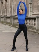 Kadın Uzun Kollu Balıkçı Yaka Viskon Bluz thumbnail 6