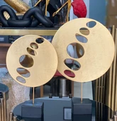 2 Li Halka Takım Biblo Heykel Özel Tasarım Obje thumbnail 10