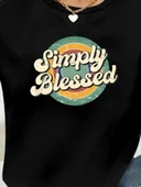 Kadın Uzun Kollu Bisiklet Yaka Viskon Iki Iplik Bluz thumbnail 2