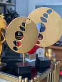 2 Li Halka Takım Biblo Heykel Özel Tasarım Obje thumbnail 8