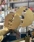 2 Li Halka Takım Biblo Heykel Özel Tasarım Obje thumbnail 9