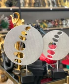 2 Li Halka Takım Biblo Heykel Özel Tasarım Obje thumbnail 5