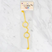 Loren Plastik Amigurumi Gözlük Sarı thumbnail 2