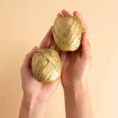 Loren Natural Raffia 30 gr Gümüş Kağıt İp thumbnail 3