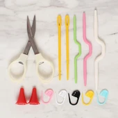 Loren Çantalı Tığ ve Örgü Aksesuarları Seti thumbnail 4