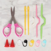 Loren Çantalı Tığ ve Örgü Aksesuarları Seti thumbnail 4