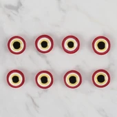 Loren Crafts kırmızı 8 li nazar boncuğu düğme - 16 thumbnail 2