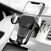 BUFFER®  Araç İçi Klima Izgarasına Takılabilen Plastik Oto Telefon Tutucu Gravity - 5