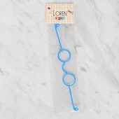 Loren Plastik Amigurumi Gözlük Koyu Mavi thumbnail 2