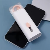 BUFFER® Çok Fonksiyonlu TV Bilgisayar Ekranı Kulaklık Fırçalı Spreyli Elektronik Temizlik Seti - 3