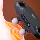 BUFFER®4 Başlıklı Masaj Tabancası – 12W Derin Doku & Kas Ağrısı Giderici, 20 Seviye & 6 Mod - Siyah thumbnail 1