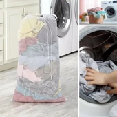 BUFFER® Büyük Boy File Çamaşır Torbası 80x100 cm | Hassas Yıkama Filesi | Yorgan, Perde, Nevresim Yıkama Torbası thumbnail 2