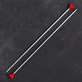 Addi Kalpli 4mm 35cm Klasik Alüminyum Örgü Şişi - thumbnail 2