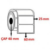 60x25 BARKOD ETİKETİ 1 RULODA 1000 SARIM thumbnail 1