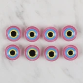 Loren Crafts pembe 8 li nazar boncuğu düğme - 168 thumbnail 2