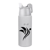 BUFFER® Kilitlenebilen Matara Güvenlikli Suluk Sporcu Matarası Spor Su Şişesi İçecek Şişesi 700ml - 1