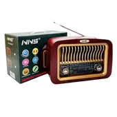 BUFFER® Taşınabilir Klasik AM/FM/SW Transistör Retro Nostaljik Radyo USB Şarjlı - 1